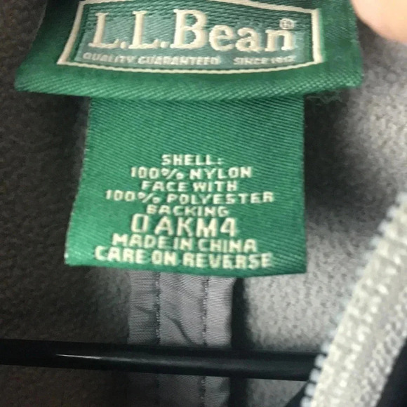 LL BEAN WINDSTOPPER WOMENS SIZE LARGE BLACK JACKET - Picture 3 of 12